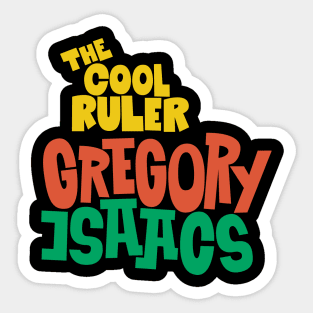 The cool Ruler - A Reggae Tribute to Gregory Isaacs Sticker